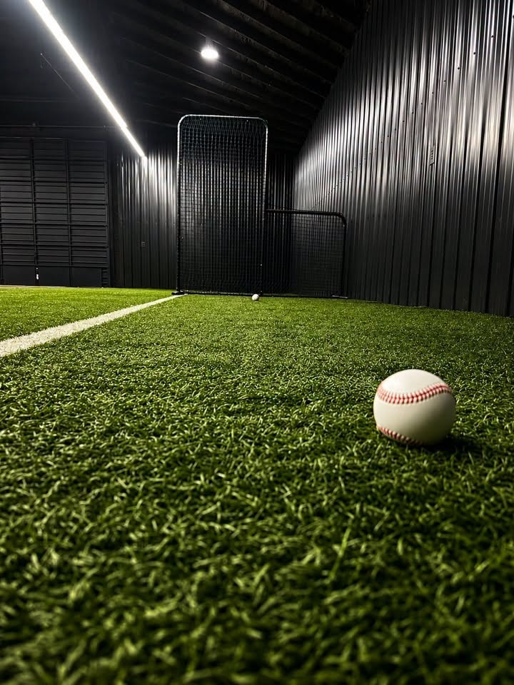 Indoor batting cage
